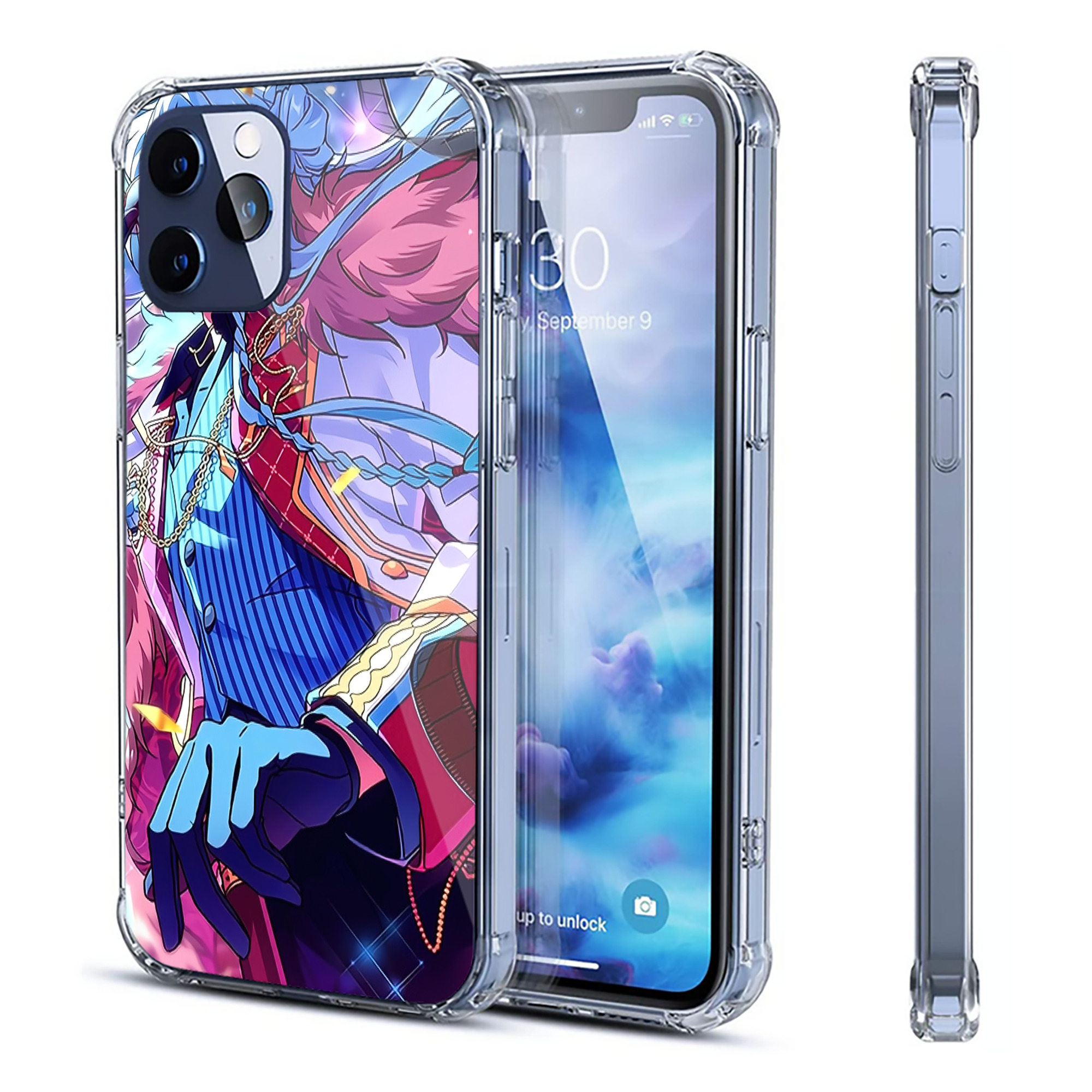 （画像用） あんさんぶるスターズ! Ensemble Stars 【iPhone 12シリーズ対応】透明スマホケース（クリアソフトケース）